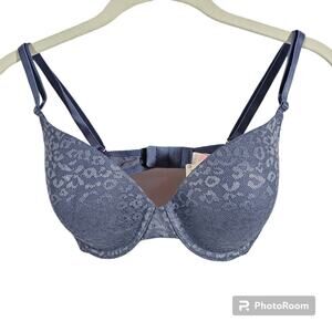 PINK by Victoria's Secret  Lightly Padded Underwire T-shirt Lace Bra 32D